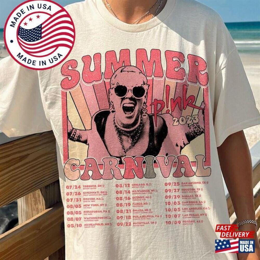 Pnk Summer Carnival Shirt Trustfall Album 2 Sided Tshirt